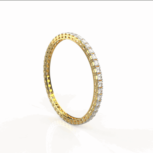 Avarta Jewellery Cosmic Sparkle 20 Cents Each Lab Diamond Bangle - Image 2
